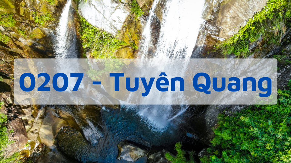 Đầu số 0207 - Mã Vùng Tuyên Quang
