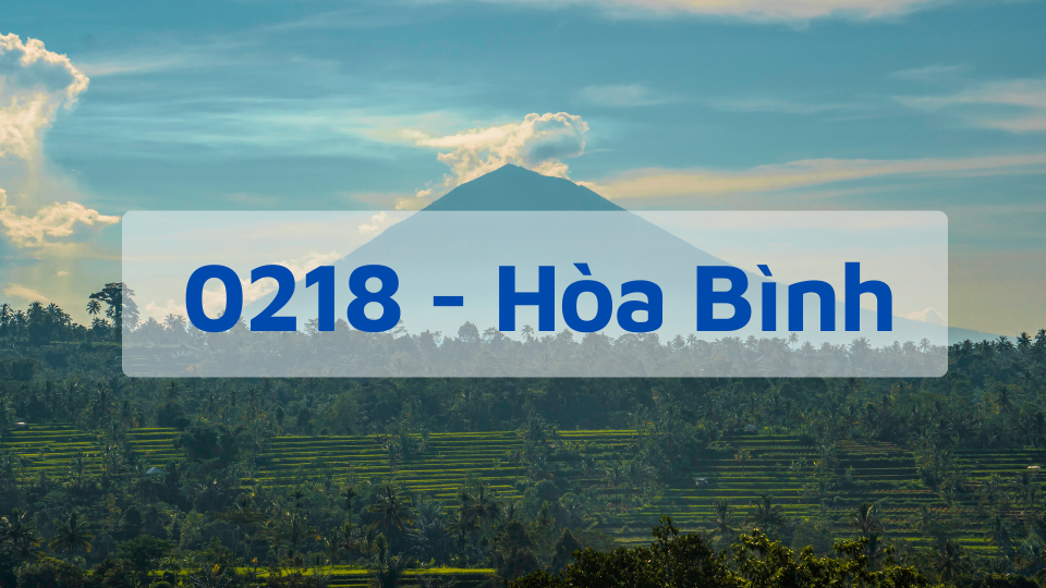Đầu số 0218 - Mã Vùng Hòa Bình