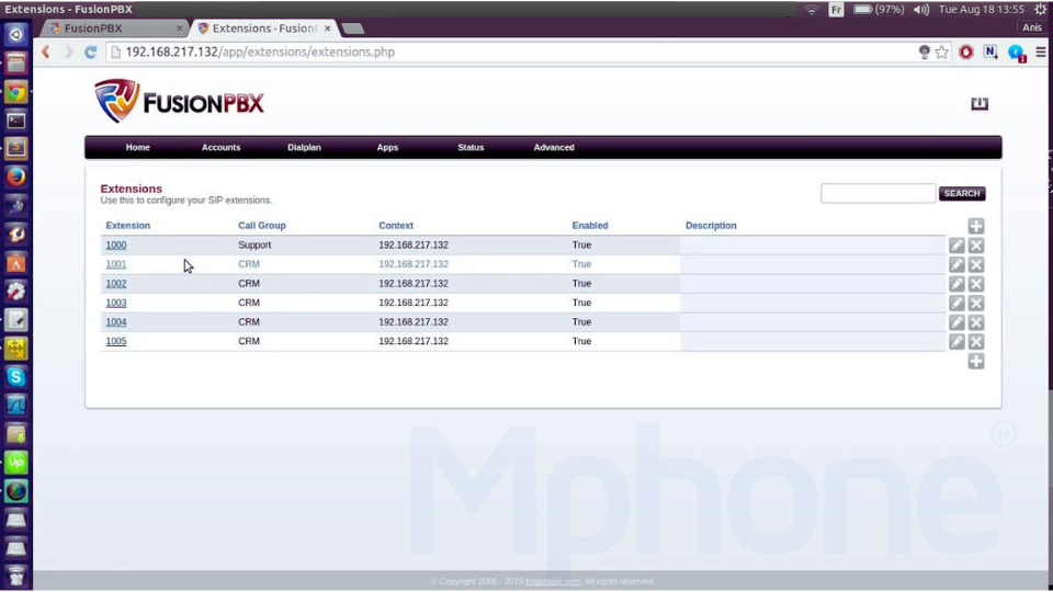Tổng đài FusionPBX