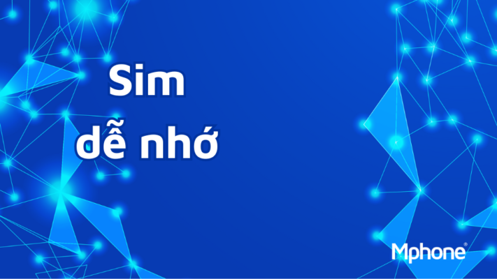 Sim dễ nhớ