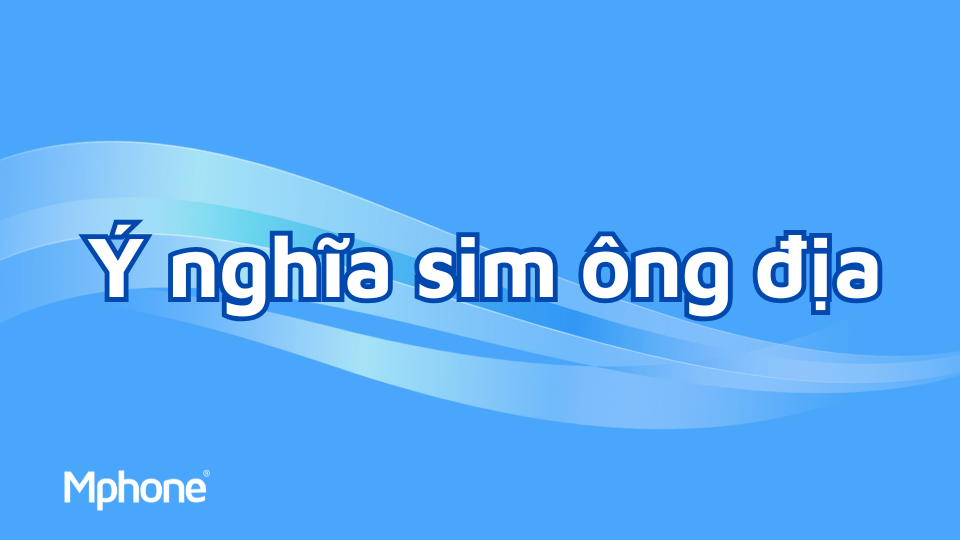 Ý nghĩa sim ông địa