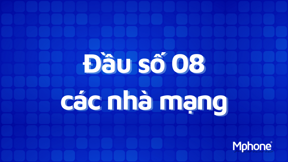Đầu số 08 các nhà mạng