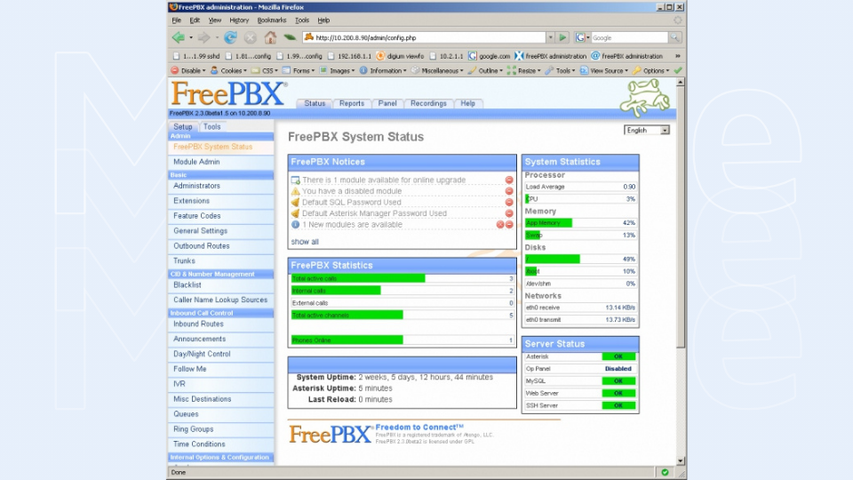 Tổng đài ảo FreePBX