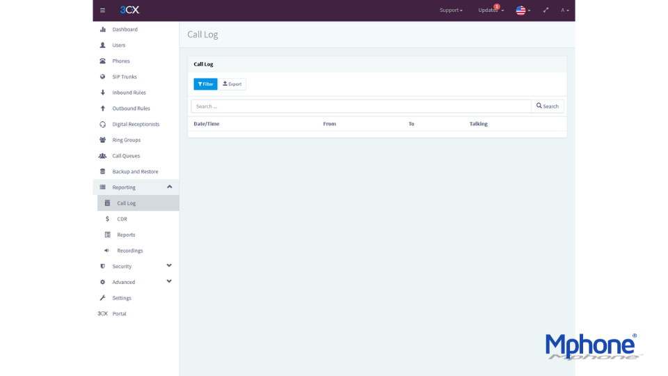 Giao diện Call Logs