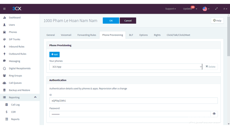 12. Phone Provisioning