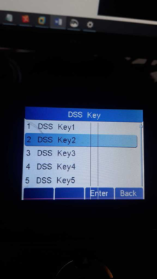 Hình 16 Có tổng cộng 30 DSS key tương ứng với 30 mục tiện ích bạn muốn chọn