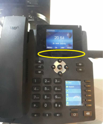 Hình 2 Mặt trước điện thoại