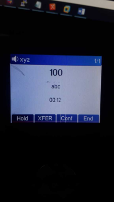 Hình 20 Gọi cho 1 extension nào đó, sau đó chọn Conf