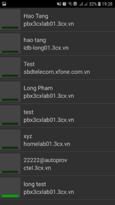 Hình 28 Đây là những account mà bạn đã đăng nhập vào điện thoại mình, chọn 1 tài khoản nếu bạn muốn thay đổi